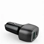 Turbo Cargador Carro Igoma Tipo USB y Lightning Negro