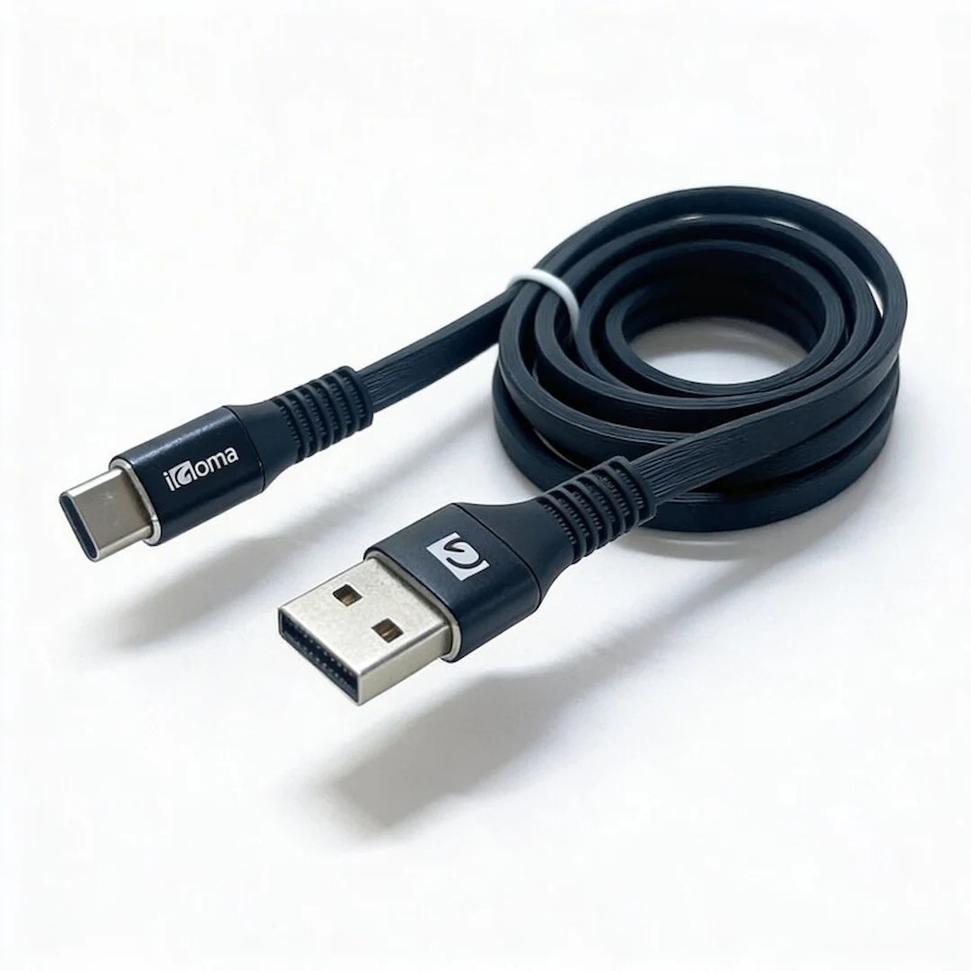 IG-CAB-TC-CG12-A-1M-NEG.1 Cable Igoma Carga Rapida Tipo C - USB A 1M Negro - Image 1
