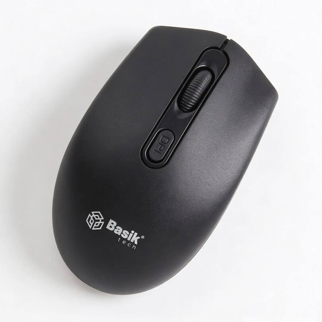 JT-HOA-RAT-80263-BT-NEG.1 Mouse Inalambrico Bluetooth 2.4G 4 Button Negro - Image 1