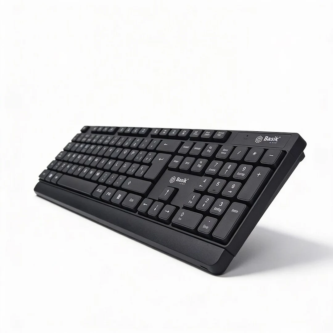 JT-HOA-TEC-TBT01-BT-NEG.1 Teclado Inalambrico Basik BT 2.4 Negro - Image 1